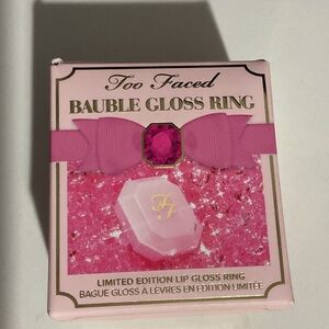 Too Faced Bauble Gloss Ring in Pink and Gold